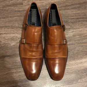 Double Monk Strap Leather Loafer